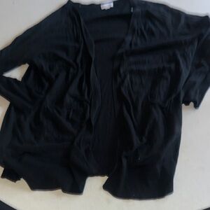 Womens Size 4X Ava Viv Black Sweater